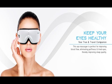 Eye Massager with Heat Compression & Music, Vibration