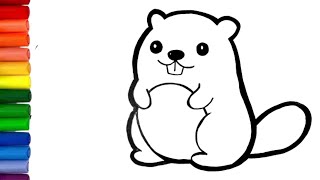 LEARN HOW TO DRAW A BEAVER | STEP BY STEP | DRAWING TUTORIAL