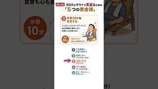 50代、サウナで若返るための5つの黄金律 #50代 #サウナ #ととのう #自律神経 #血管ケア #健康習慣 #若返り #水風呂 #人生雑学 #アンチエイジング #セルフケア