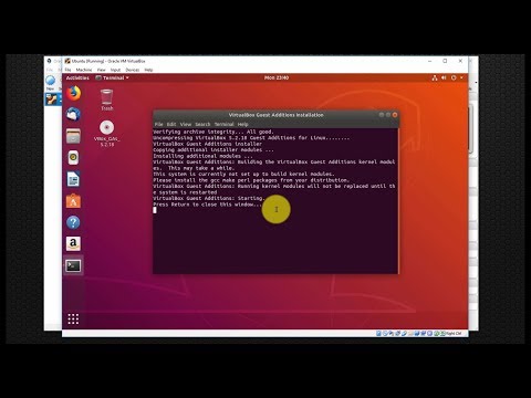 VirtualBox Tutorial 09 - Install Guest Additions Software on Ubuntu Linux Video