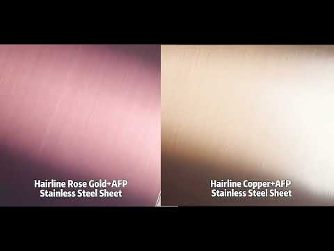 Hairline/Satin/ Brushed Stainless Steel Sheet for Decoration
