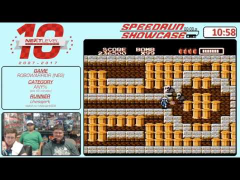 Speedrun Showcase - RoboWarrior (NES) by chessjerk in 38:38
