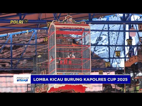 POLRES KUTAI TIMUR GELAR LOMBA KICAU BURUNG KAPOLRES CUP 2025