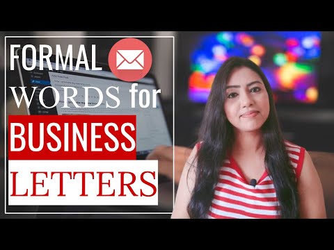 How to write Formal Emails in English | Business Communication Words | Writing Emails in English