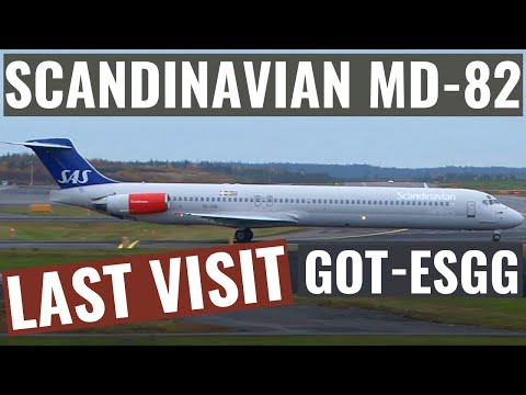 SAS MD82 - Last daytime visit to GOT