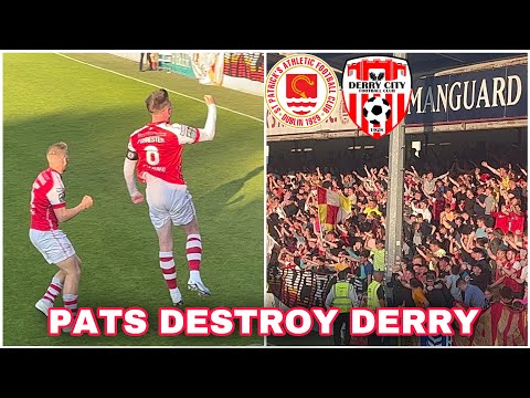 St Patricks Athletic 4-1 Derry City | Matchday Vlog | Richmond Park