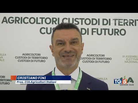 TG5 - Le richieste anti-crisi per l'agricoltura portate alla IX Assemblea Cia dal presidente Fini