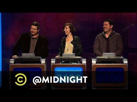 Eugene Mirman, Kristen Schaal, Doug Benson - BuzzSpeed - @midnight with Chris Hardwick