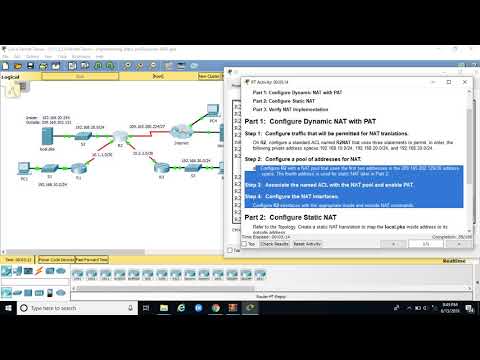 9.2.3.6 Packet Tracer - Implementing Static and Dynamic NAT