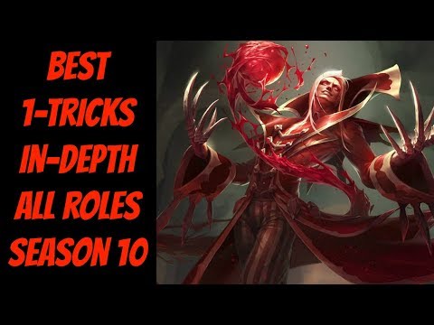 Best One-Trick Champions In-depth All Roles Season 10 -- Diamond Guide -- League of Legends