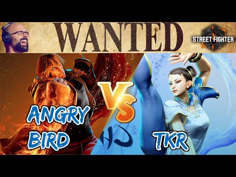 THE PUNISHES! Angry Bird (Ken) vs TKR (Chun-Li) FT7 - WANTED