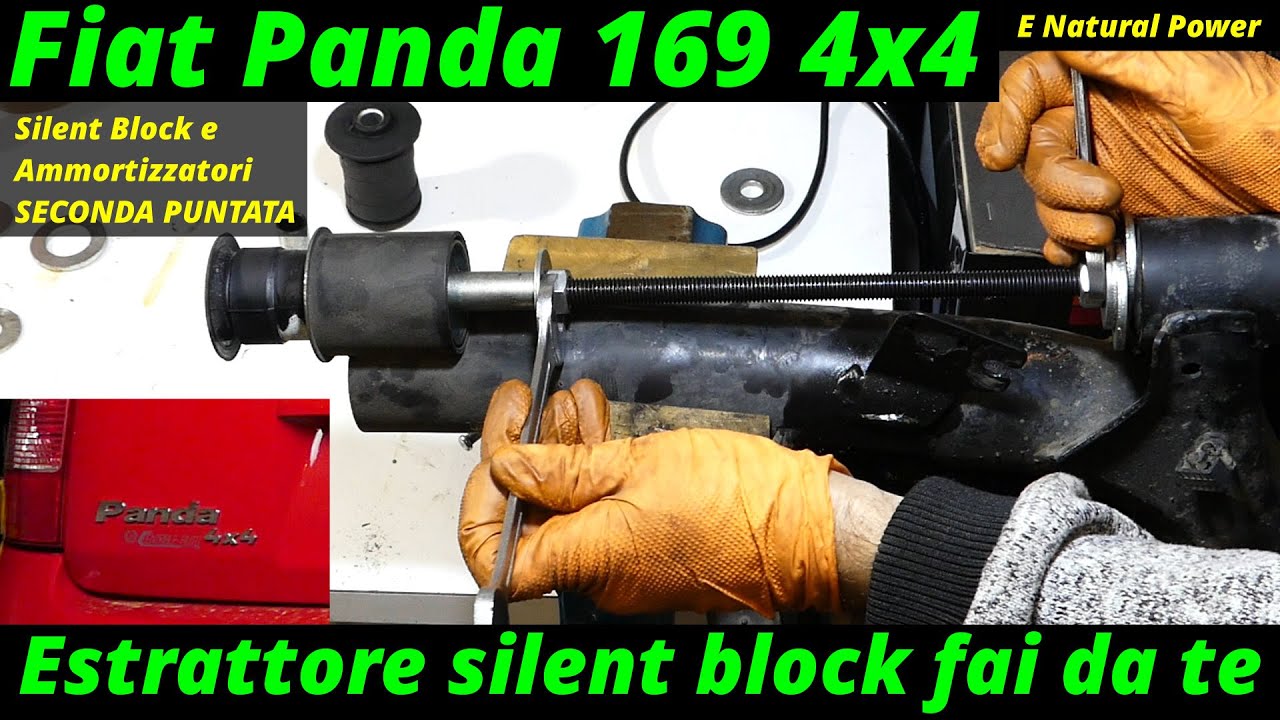 Ho rifatto le sospensioni a una Panda 169 4x4. Seconda puntata. Sostituzione silent block posteriori