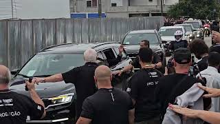 Paul McCartney chegando no estádio da Ressacada Florianópolis Brasil 2024