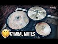 Reduce acoustic cymbal volume drastically with drum-tec Cymbal Mutes