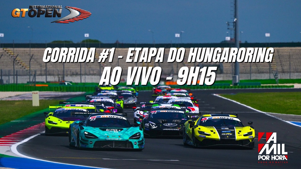 🟣INTERNATIONAL GT OPEN 2026 | ETAPA DO HUNGARORING - 1ª CORRIDA | AO VIVO E COM IMAGENS