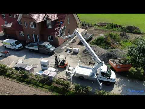 Der Rudi 21/Hubarbeitsbühne mit zusätzlichem Korbarm von der Firma Klaas