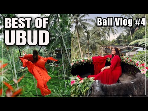 MELHORES coisas para fazer em UBUD | BALI Vlog 2023 | Alas Harum Swing UBUD Bali