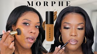 UMMMM?!?? NEW MORPHE FILTER EFFECT FOUNDATION REVIEW | DARK SKIN