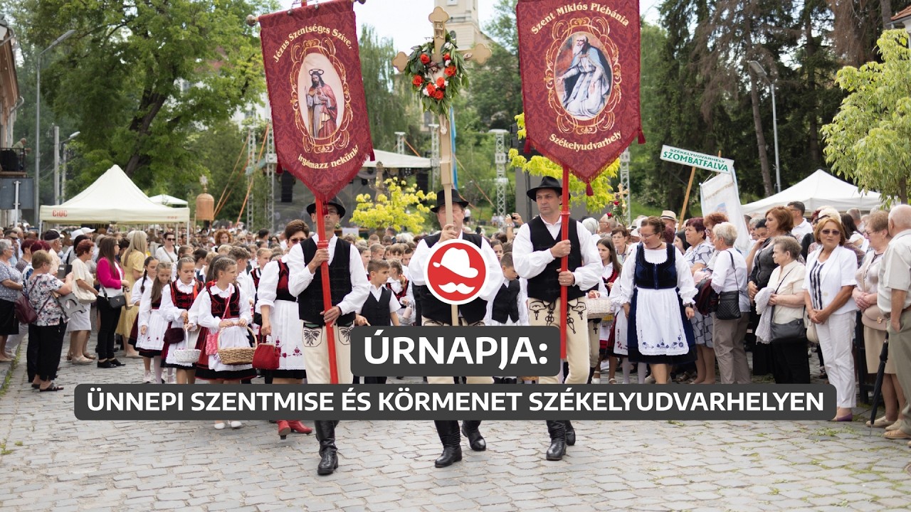 Százak vettek részt az úrnapi búcsún Székelyudvarhelyen