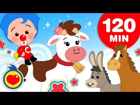 La Vaca Lola ♫ Y Muchas Más Canciones Infantiles de la Granja (120 Min) ♫ Plim Plim
