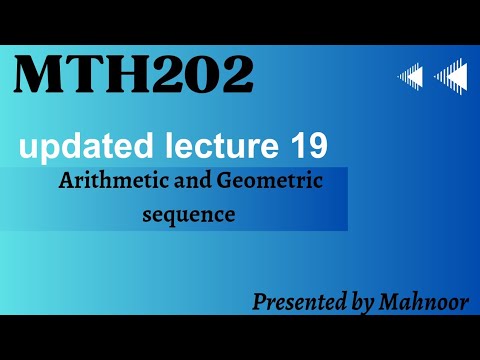 mth202 short lecture 19 | vu updated short lecture 2024 | by Mahnoor