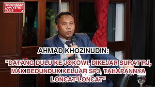 Download lagu AHMAD KHOZINUDIN: 'DATANG KE JOKOWI, DIKEJAR SURAT RJ, KELUAR SP3, TAHAPANNYA LONCAT-LONCAT' mp3