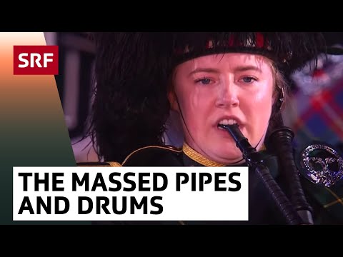 The Massed Pipes and Drums | Basel Tattoo 2017 | SRF