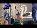 Dennis Chambers at NAMM  in the Pearl Drum Room.