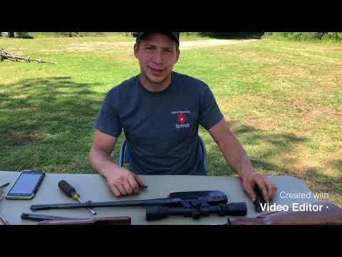 How to disassemble and reassemble a 170 savage pump action rifle