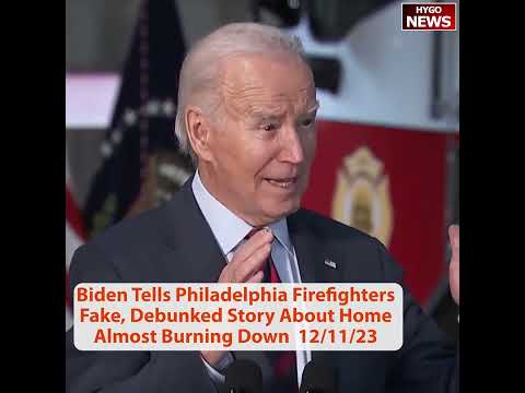 Biden Once Again On Losing House & Corvette to Fire, Reagan sent Air Force Helicopter One for Biden