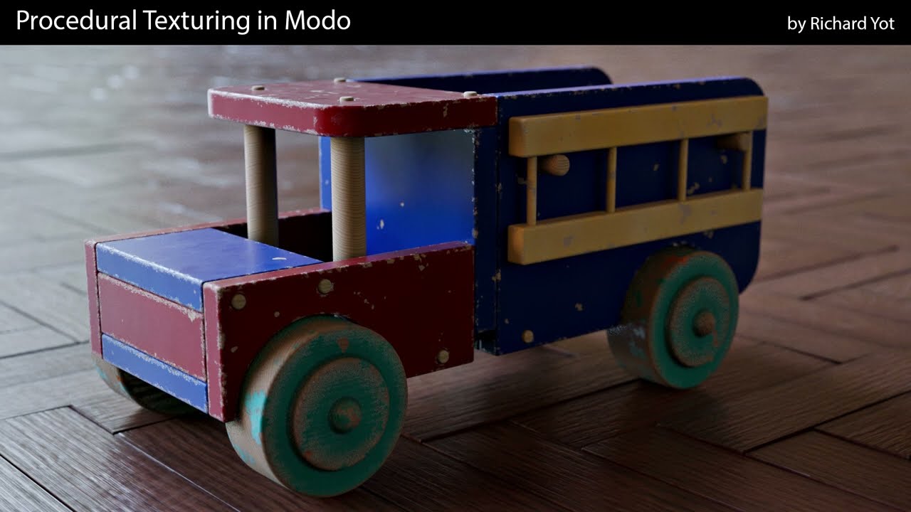 Modo Procedural Texturing tutorial trailer