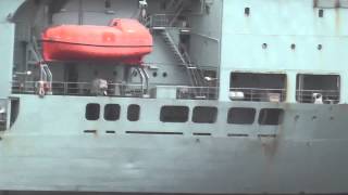 preview picture of video 'RFA Orangeleaf in Rothesay Bay'