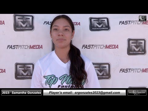 2023 Samantha Rivera Gonzales 3.8 GPA - Pitcher and SS Softball Skills Video - Top Notch Fastpitch