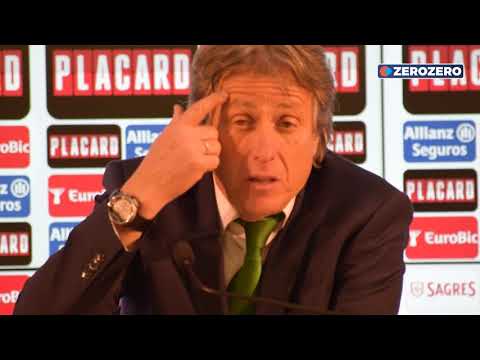 Jorge Jesus discordou da ideia de ter jogado com t...