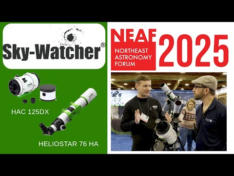 Sky Watcher - HAC125DX Mini Astrograph and Heliostar 76Ha Hydrogen-Alpha Solar Telescope NEAF 2025