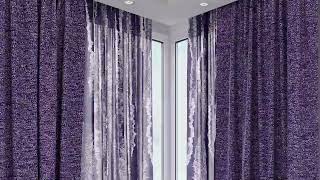 Комплект штор «Римионс (фиолетовый)» — видео о товаре