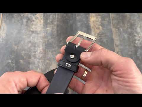 Full Grain Leather Belt | Men’s Dress Black FGSM30BLCL