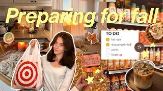 Preparing for Fall 🍂🐻 Fall shopping spree, cozy baking, doing hobbies