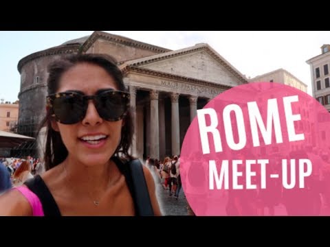 ROME MEET UP + VEGAN EATS | Vlog Video