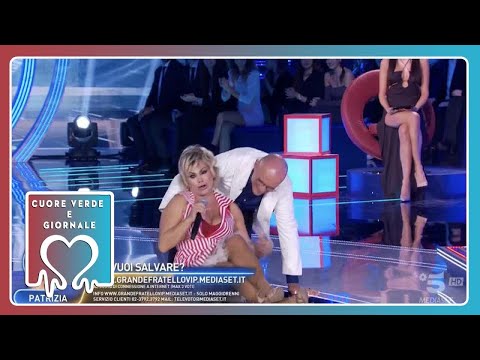 Choc Grande Fratello Vip, imprevisto in diretta: Carmen Russo cade ancora in studio