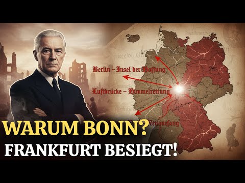 Warum ist Bonn die Hauptstadt Westdeutschlands? Geschichte, wie eine Kleinstadt Frankfurt besiegte