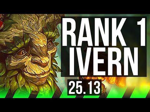IVERN vs TRUNDLE (JGL) | Rank 1 Ivern, 2/0/16, Rank 16 | KR Challenger | 25.13