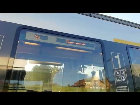 Bahnhof Markkleeberg-Gaschwitz (Teil1)- Endstation der Züge der S-Bahn Mitteldeutschland S4