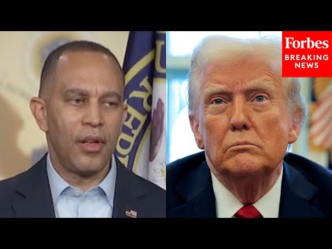 Video | Hakeem Jeffries Reacts To Trump's Executive Order Rescheduling Marijuana As Less Dangerous Drug