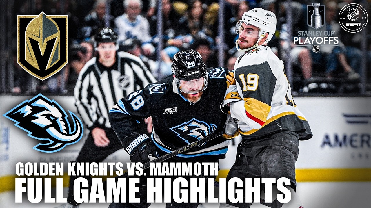 2-1 SERIES ADVANTAGE 💥 Vegas Golden Knights vs. Utah Mammoth | Full Game Highlights | NHL on ESPN