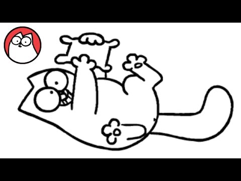 Kattenkaarten Simon's Cat De kat is erg nieuwsgierig