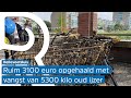 Tientallen magneetvissers halen oud ijzer uit Voorns Kanaal voor kankerpatiënten