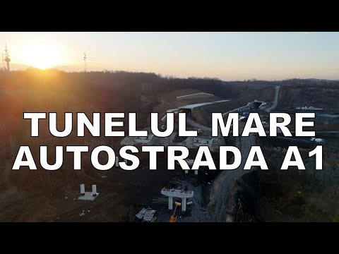 ȘANTIER. Tunelul Mare de pe Autostrada Lugoj - Deva. Cum e construit
