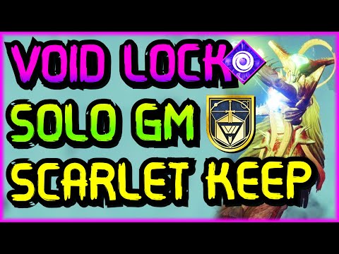 VoidLock Solo The Scarlet Keep Grandmaster Nightfall | Destiny 2 Season of the Witch