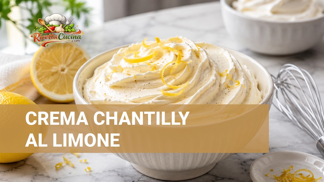 Anteprima video di Crema Chantilly al Limone